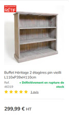 Buffet bas héritage pin