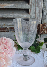 ANCIEN VERRE DE MARIEE MOULE EN VERRE SOUVENIR DE LA FETE 1900