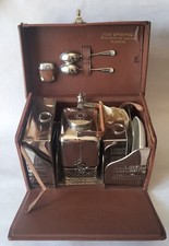 English Leather Cased Tea-set