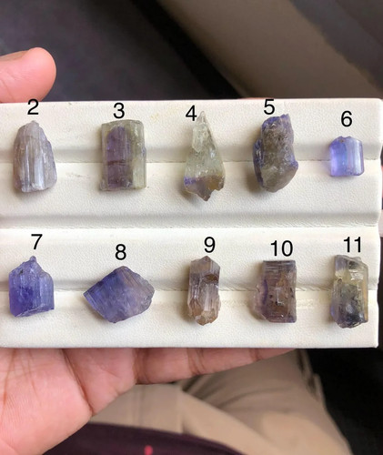 Naturel bicolore tanzanite - naturel,
