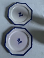 2  Rares Assiettes Octogonales