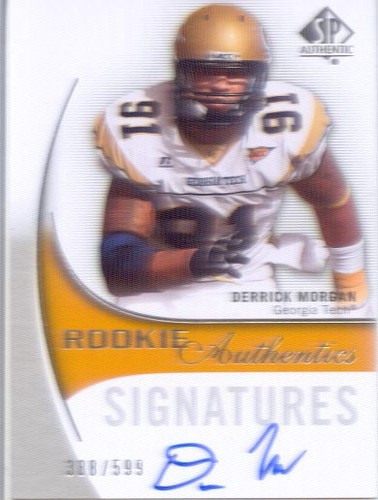 Derrick morgan rookie - rookie, auto