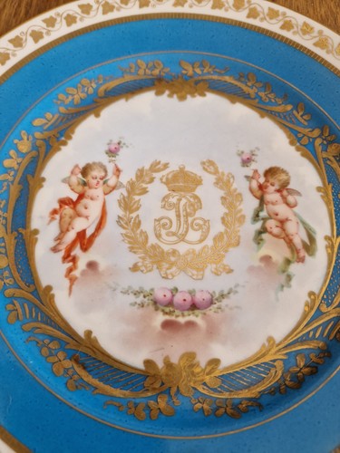 Superbe assiette porcelaine - en,