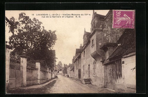 Cpa lavardin vieilles maisons - vieilles,