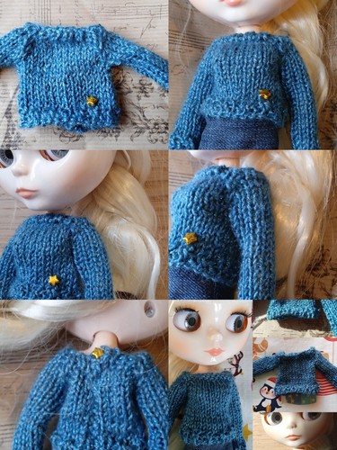 Pull poupée blythe pullip - poupée, ou