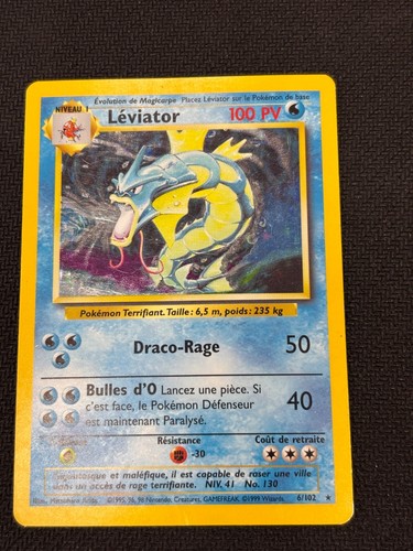 Carte pokémon leviator - leviator, 6/102
