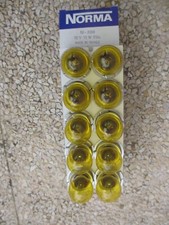 Lot de 10 ampoules NORMA 12V
