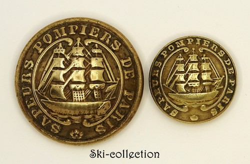 Boutons sapeurs pompiers - boutons, de
