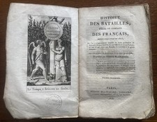 Histoire batailles sièges combats de 1792 à 1815 EO 1818 Napoléon Empire rare
