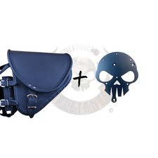 Sacoche Oscillant Kit Diablo Noir + Support Softail À 2017 Convient pour Harley