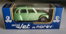 NOREV MINI JET CAR FRANCE CITROEN DYANE VERT METAL NEUF EN BOITE