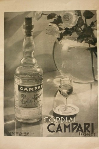 Publicité cordial campari - publicité,