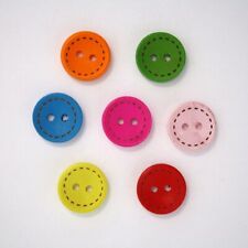 Boutons  en Bois Coloré