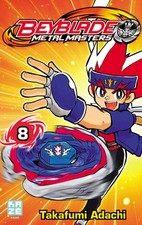 BEYBLADE METAL FUSION MASTERS tome 8 Adachi manga shonen En Français
