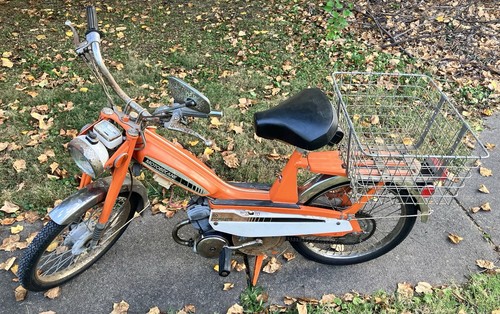 Vintage orange motobecane - orange,
