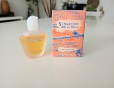 Eau De Toilette Sensation De Alain Delon 7 ml. Boite. Pleine. Très Bon État 