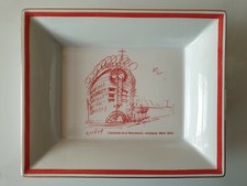 Vide poche cendrier porcelaine HAVILAND Limoges cathédrale d’Evry Mario Botta