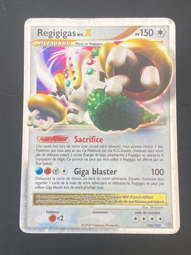 Carte pokemon regigigas niv - regigigas, niv.x