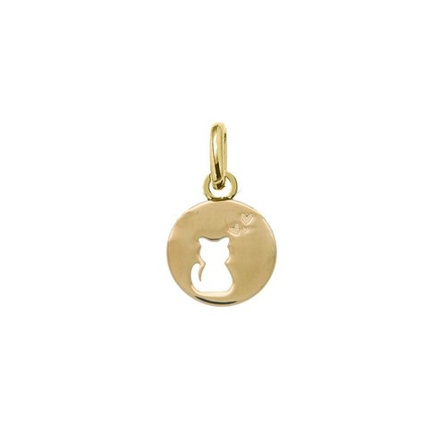 Pendentifpetit médaillon chat