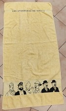 Serviette jaune 60*120 Les Aventures de Tintin