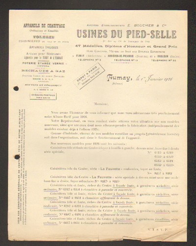 Fumay usine pied - usine, pied-selle