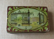 TRES JOLIE BOITE BERGAMOTES MACARONS ANCIENNE  magasin Louis Dixneuf  Nancy vide