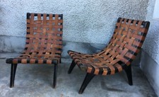 2 fauteuils lounge mexican design 50 klaus GRABE van BEUREN WEBB ? bauhaus chair