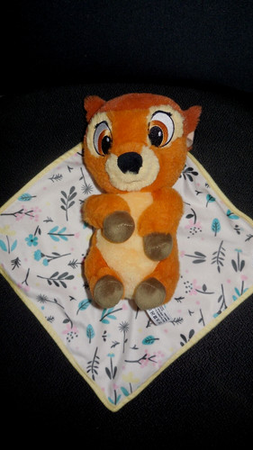 Doudou peluche bambi faon - peluche,