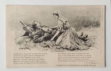 Carte Postale Ancienne - Société de Secours aux Blessés - Gravure Pierre Comba