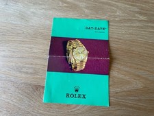 Brochure ROLEX DAY DATE Ref