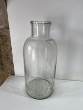 Ancien Bocal pot à confiserie verre J.F. Deshusses Versoix Suisse Déco Cuisine