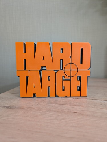 Logo hard target - logo, jean