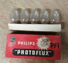 C1T2 - Boîte De 5 Lampes PF1 PHOTOFLUX PHILIPS flash appareil photo 