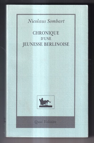 Nicolaus sombart chronique - sombart:,