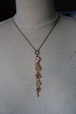 Collier noir pilgrim - noir,