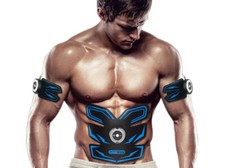 Stimulateur musculaire abdominal EMS rechargeable, ceinture de fitness ABS Train