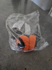 NEW ?METAL Casque Headphones Walkman Vintage Orange 1979 Style