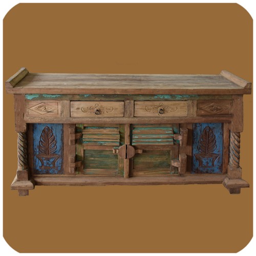 Commode bois massif java - en,