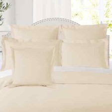 Lot De 2 Hôtel Style Doux Pillow Shams, Double Brossé Microfibre Housse Oreiller