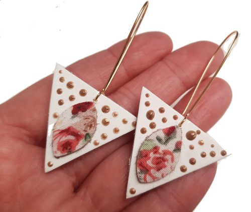 Boucles oreilles triangles - boucles, d'oreilles