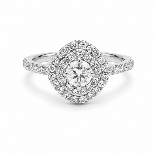 Bague accent ronde - d'accent, double