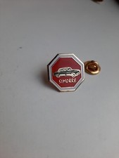 Pin's Simorre Panneau Stop Course Automobile Auto Voiture Car Pins  Fev24