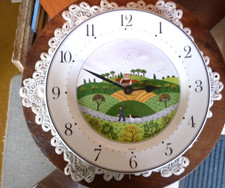 ANCIENNE PENDULE quartz Décor