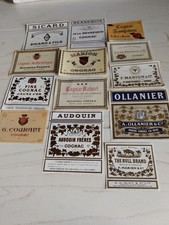 1 LOT DE 25 ETIQUETTES DE COGNAC DIFFERENTES