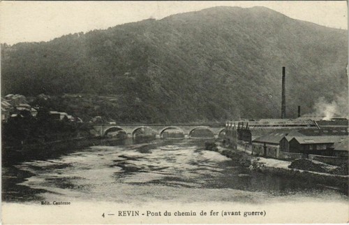 Cpa revin pont chemin - -, du