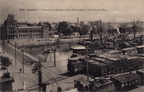 Cpa lorient panorama du - panorama,