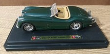 O6 Voiture 1/24 Jaguar XK 120 Roadster 1948 BBURAGO Made In Italy Pièces Mobiles