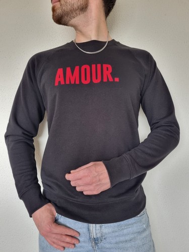 Pull sweat shirt - homme, "amour"