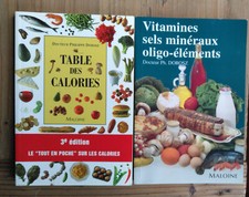 livre des calories  et vitamines Dr Philppe Dorosz