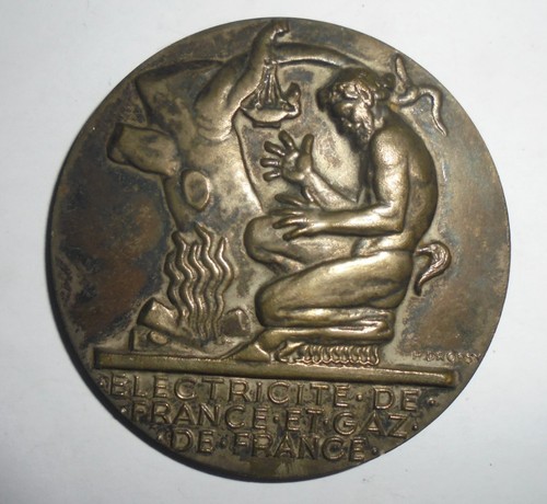 Medaille electricite france - electricite, de